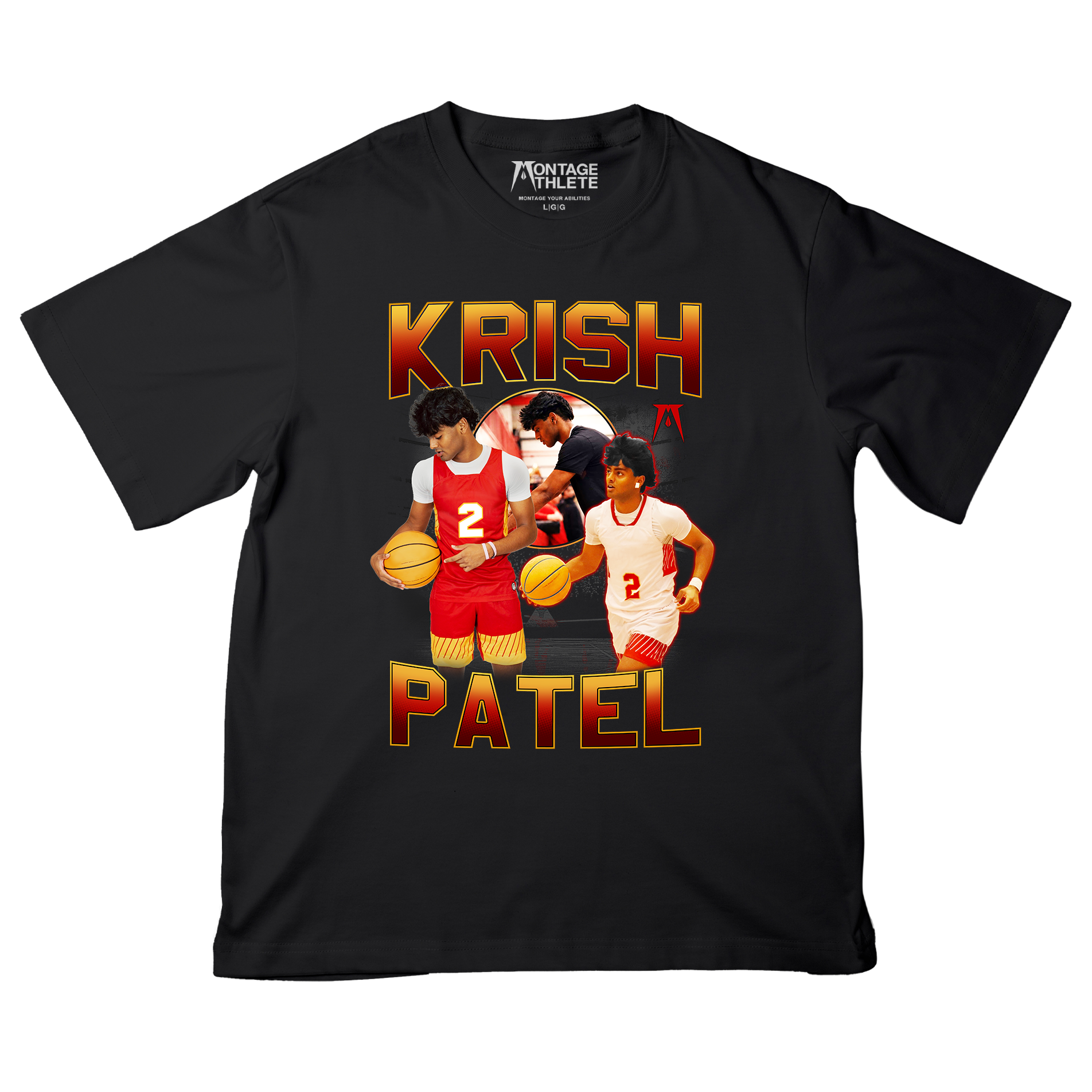 Krish Patel Collage Tee