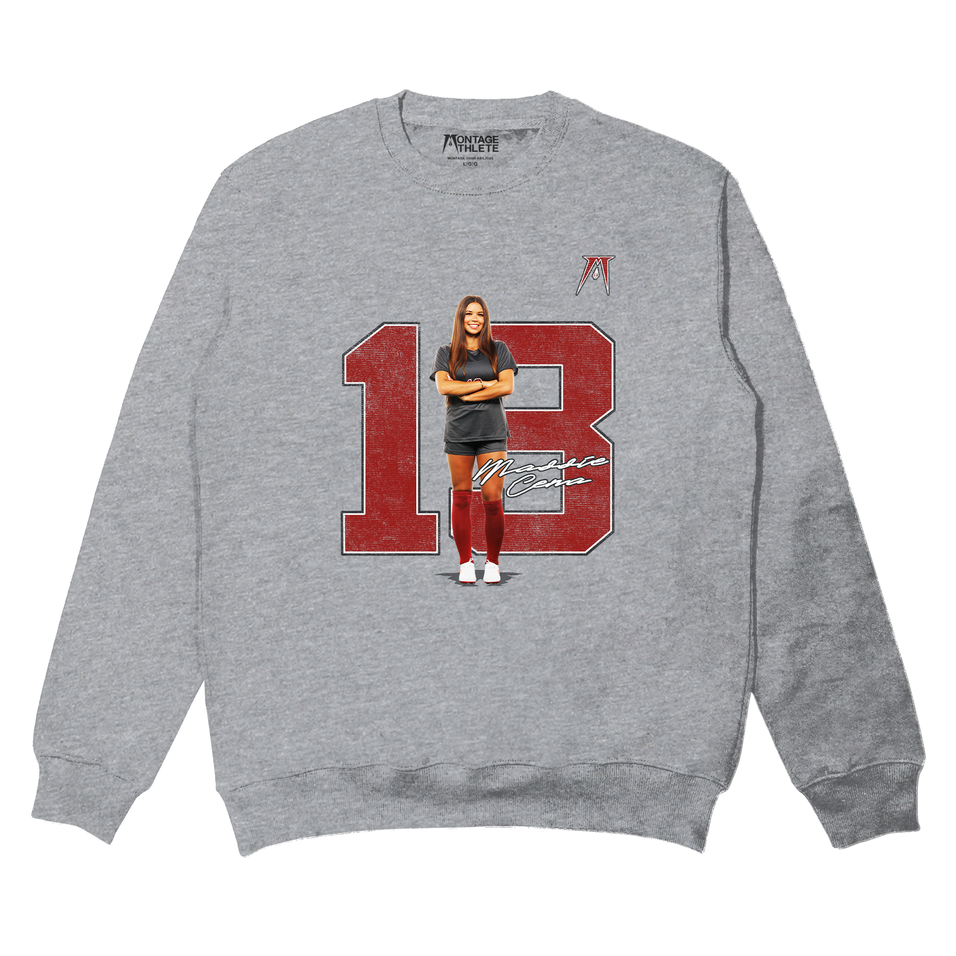 Maddie Cena Simple Crewneck
